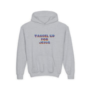 Tassel Up For Jesus Camo Youth Heavy Blend Hoodie