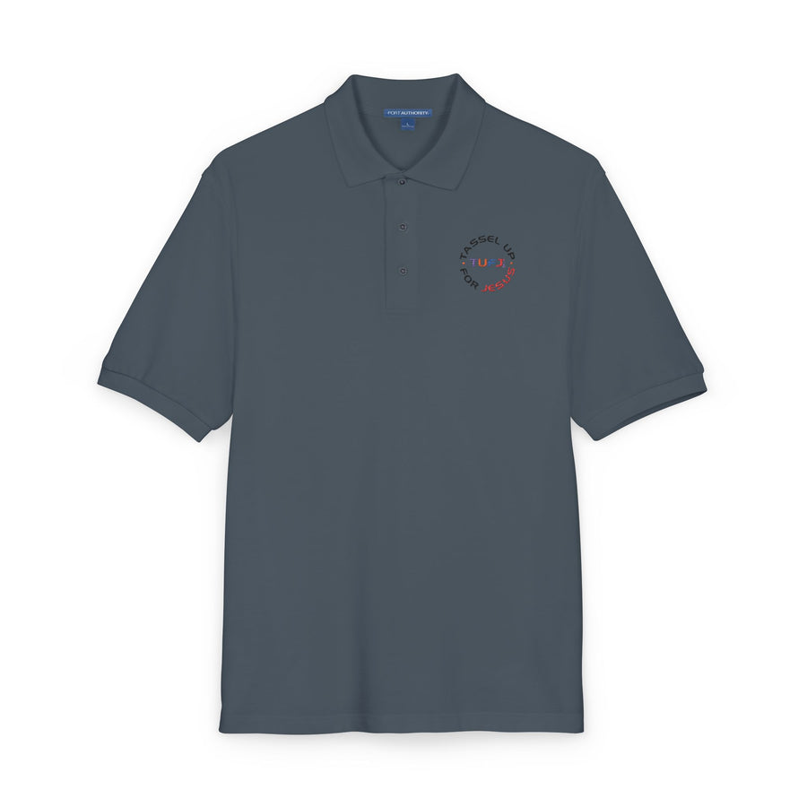 Tassel Up For Jesus Logo Unisex Polo Shirt (Embroidery)