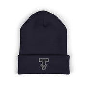 Tassel T Up Cuffed Beanie