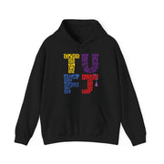 TUFJ Multicolor Repeat Unisex Hoodie