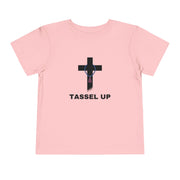 Tassel Cross Toddler Short Sleeve Tee