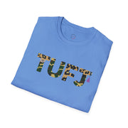 TUFJ Camo Leopard And Pearls Unisex Softstyle T-Shirt