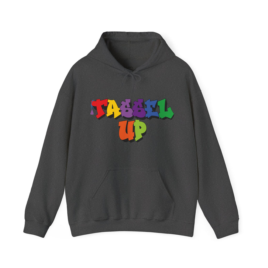 Tassel Up Graffiti Unisex Hoodie