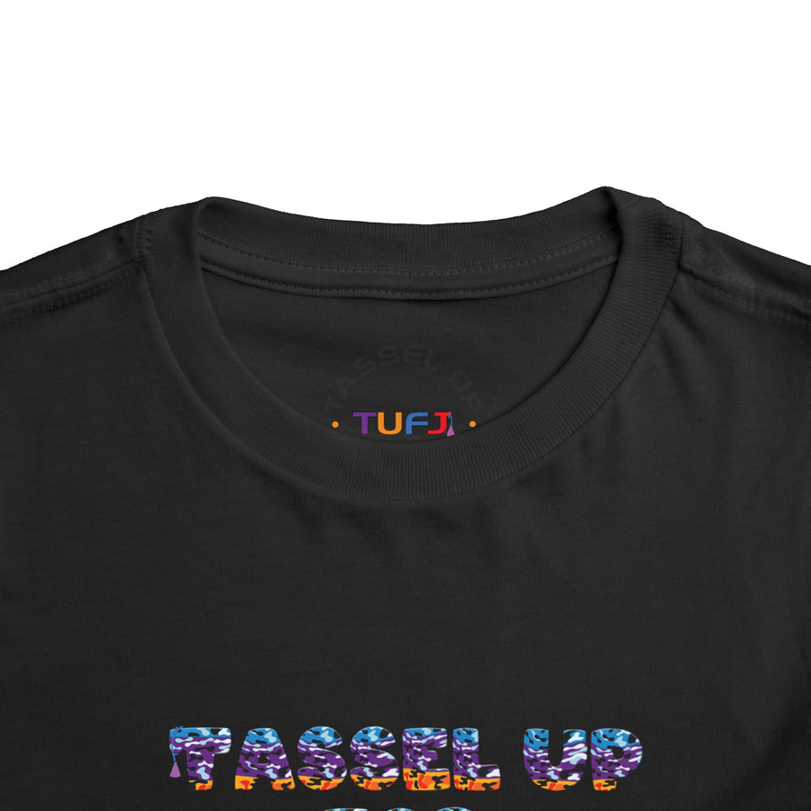 Tassel Up For Jesus Camo Toddler Short Sleeve Tee