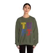 TUFJ Multicolor Repeat Unisex Sweatshirt