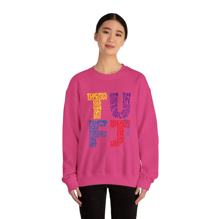 TUFJ Multicolor Repeat Unisex Sweatshirt