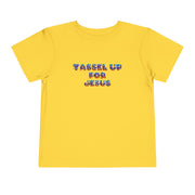 Tassel Up For Jesus Camo Toddler Short Sleeve Tee