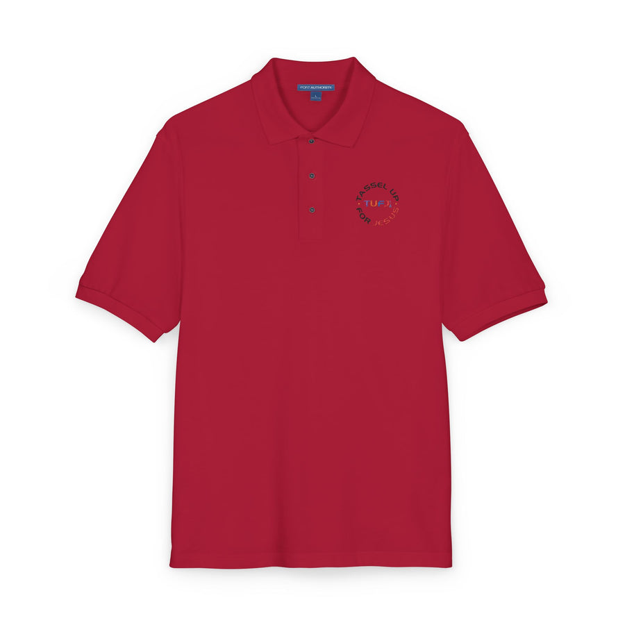 Tassel Up For Jesus Logo Unisex Polo Shirt (Embroidery)