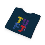 TUFJ Multicolor Repeat Toddler Sweatshirt