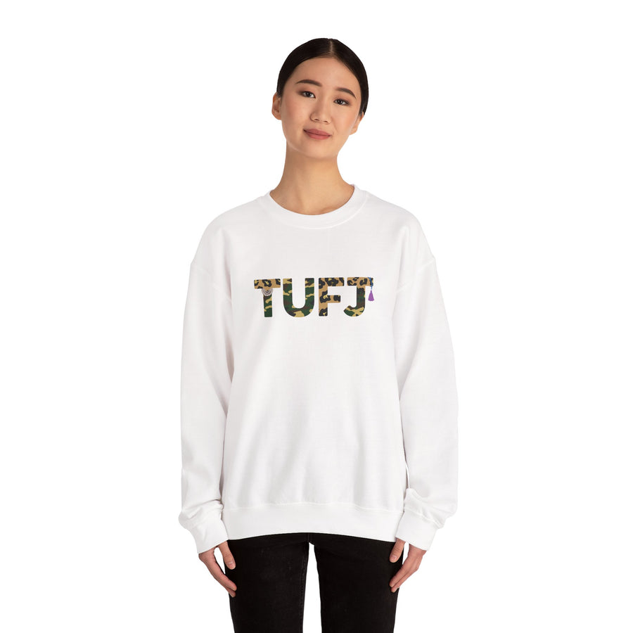 TUFJ Camo Leopard And Pearls Unisex Sweatshirt