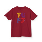 TUFJ Multi Color Repeat Kids Heavy Cotton™ Tee