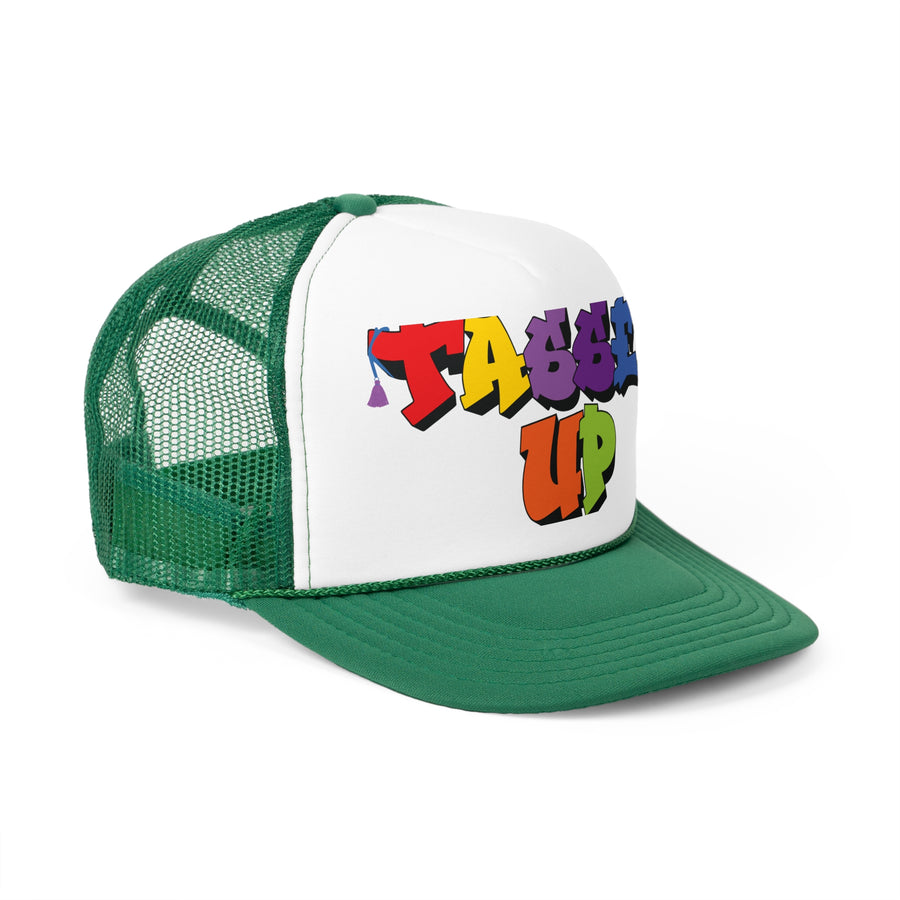 Tassel Up Graffiti Trucker Cap