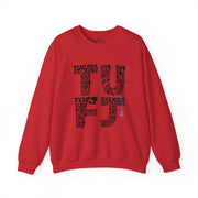 TUFJ Black Repeat Unisex Sweatshirt