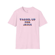 Tassel Up For Jesus Camo Unisex Softstyle T-Shirt