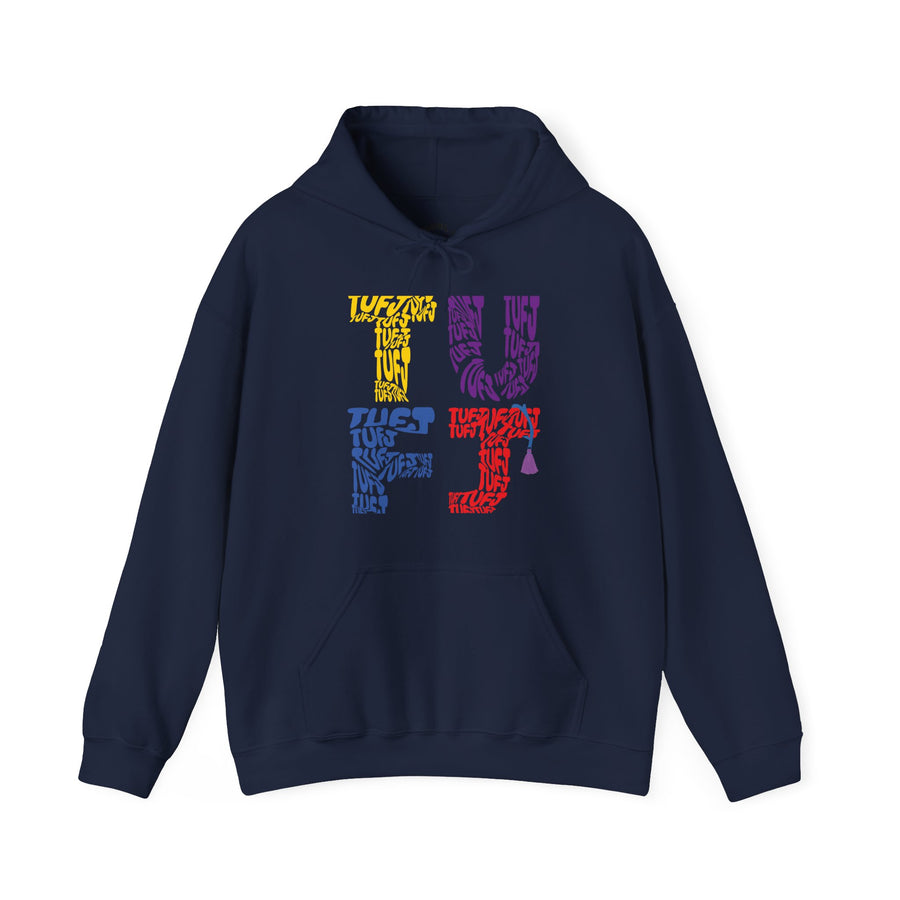 TUFJ Multicolor Repeat Unisex Hoodie