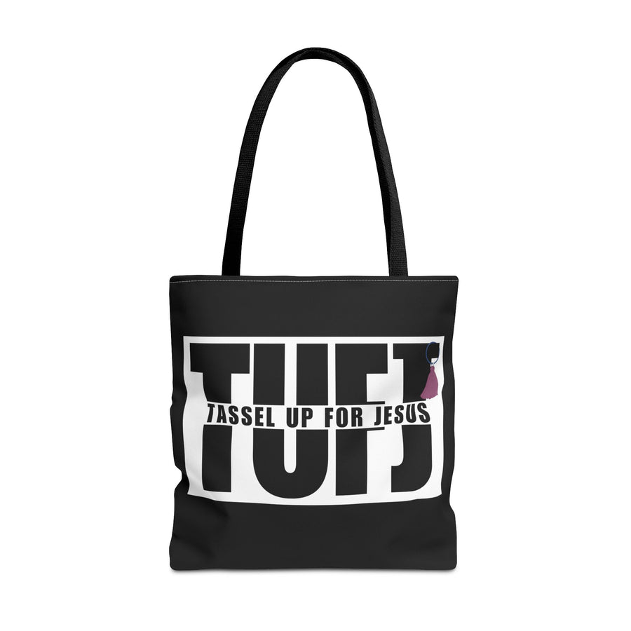 Black TUFJ Tote Bag