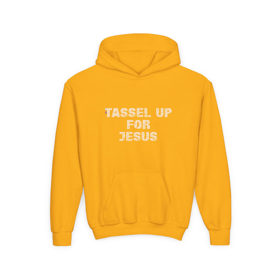 Tassel Up For Jesus Repeat Youth Heavy Blend Hoodie