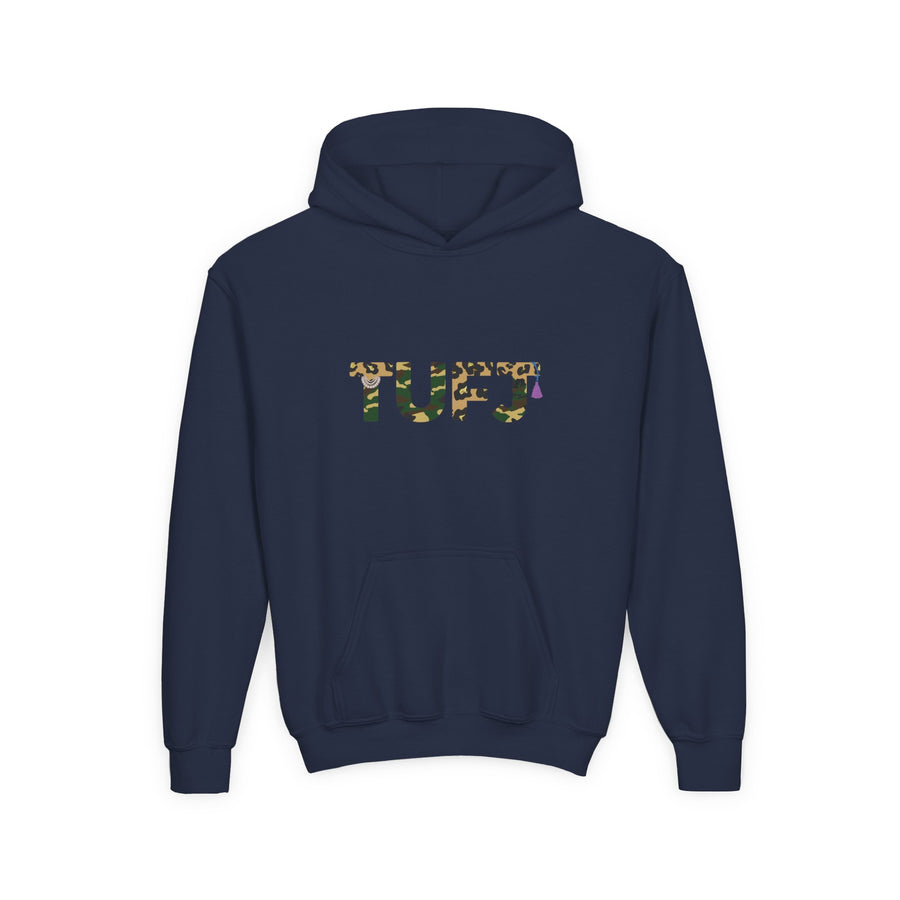 TUFJ Camo Leopard And Pearls Youth Heavy Blend Hoodie