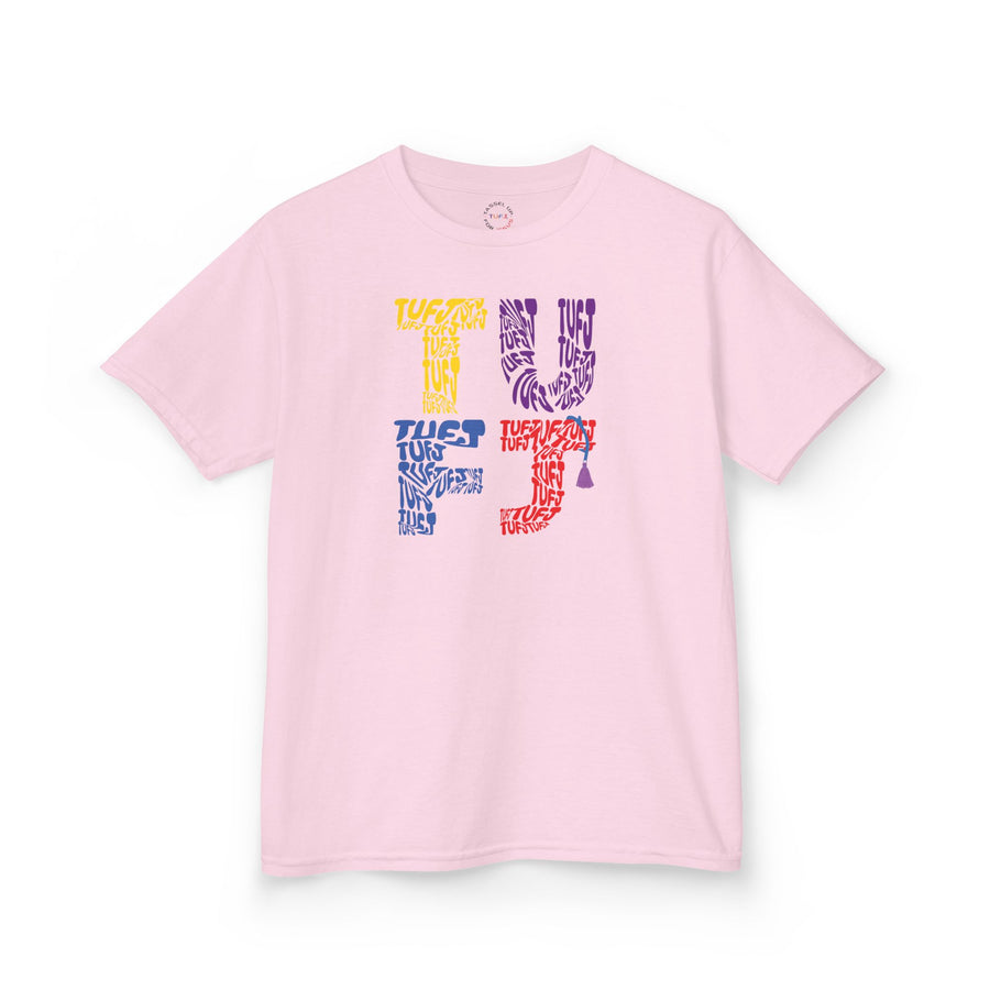 TUFJ Multi Color Repeat Kids Heavy Cotton™ Tee