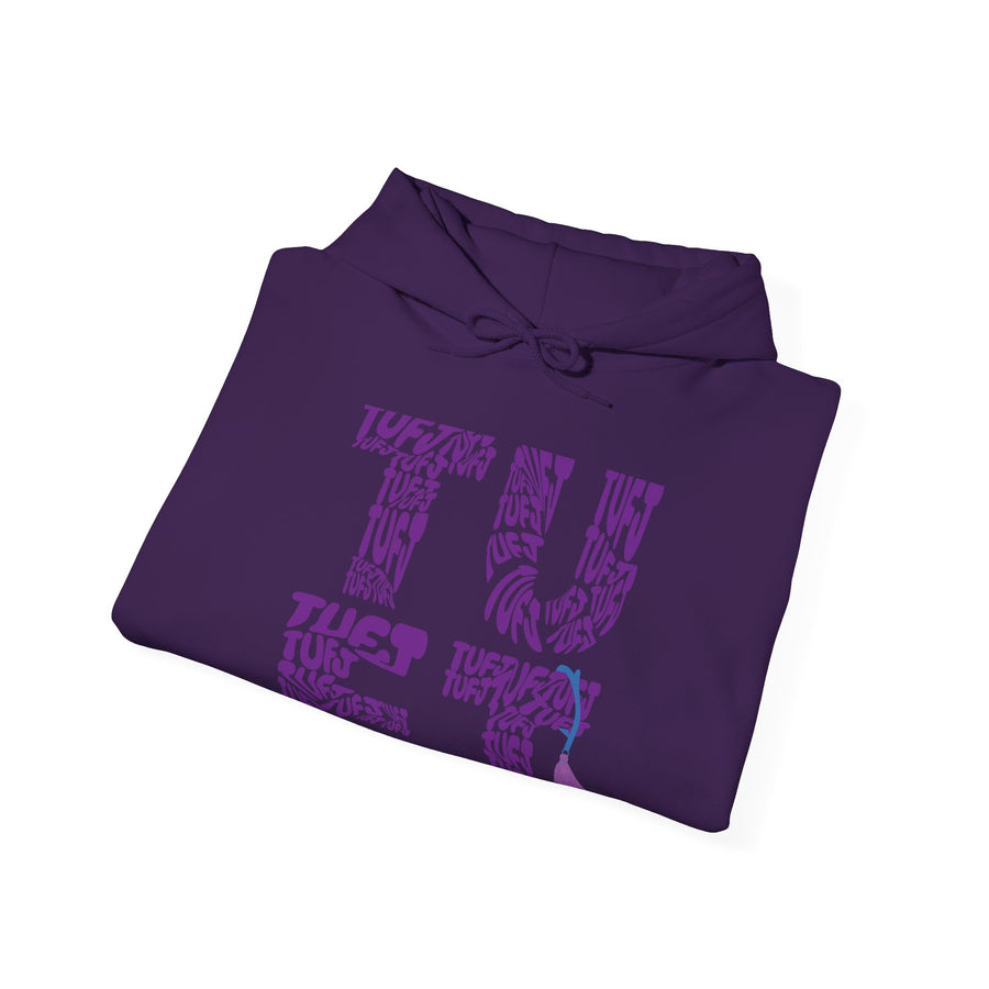 TUFJ Purple Repeat Unisex Hoodie