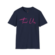 Tassel Up Pink Cursive Softstyle Unisex T-Shirt
