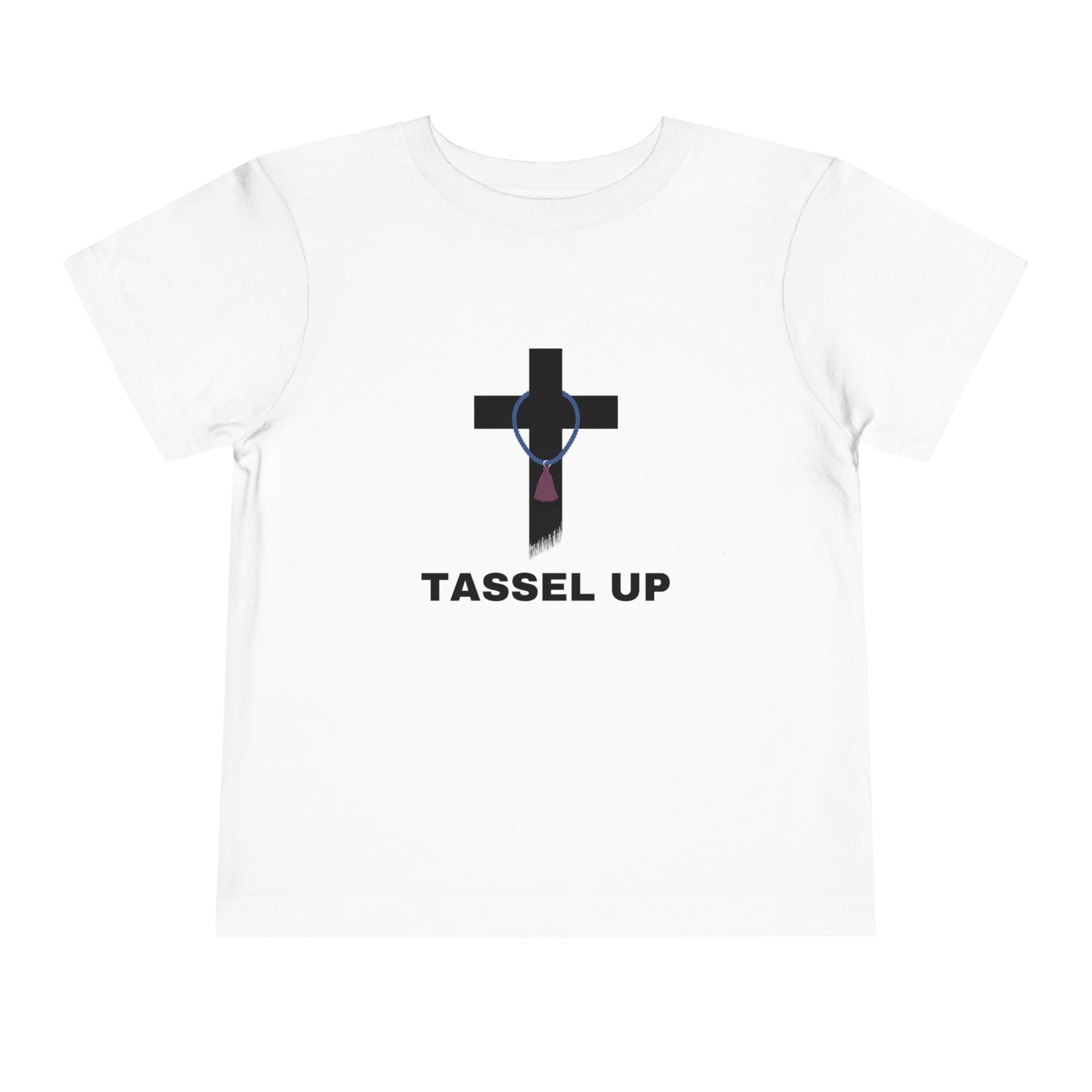 Tassel Cross Toddler Short Sleeve Tee