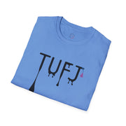 TUFJ Black Print Drip Unisex Softstyle T-Shirt
