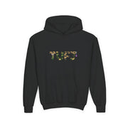 TUFJ Camo Leopard And Pearls Youth Heavy Blend Hoodie