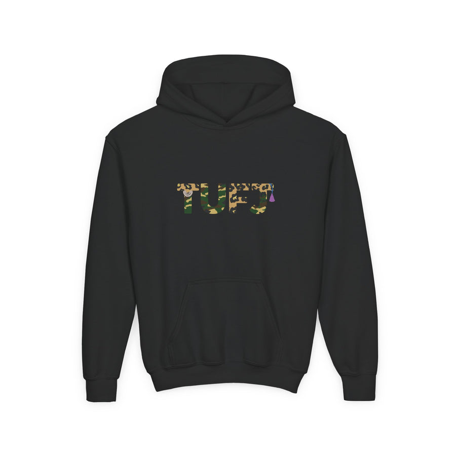 TUFJ Camo Leopard And Pearls Youth Heavy Blend Hoodie