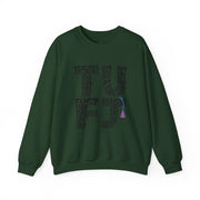 TUFJ Black Repeat Unisex Sweatshirt