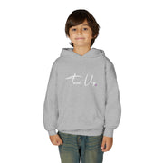 Tassel Up Cursive Youth Heavy Blend Hoodie