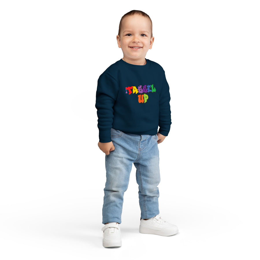 Tassel Up Graffiti Toddler Sweatshirt