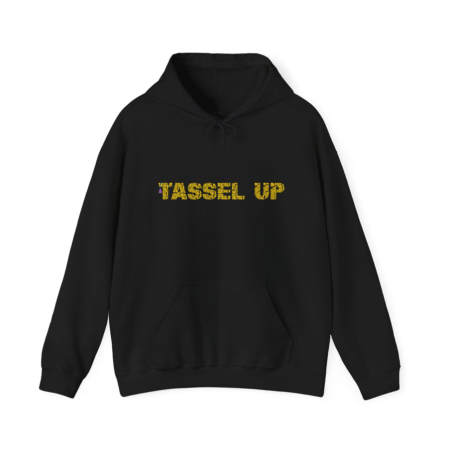 Tassel Up Yellow Repeat Unisex Hoodie