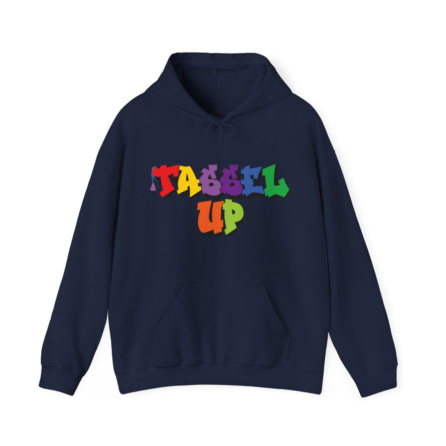 Tassel Up Graffiti Unisex Hoodie
