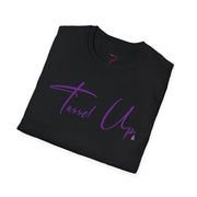 Tassel Up Purple Cursive Unisex Softstyle T-Shirt