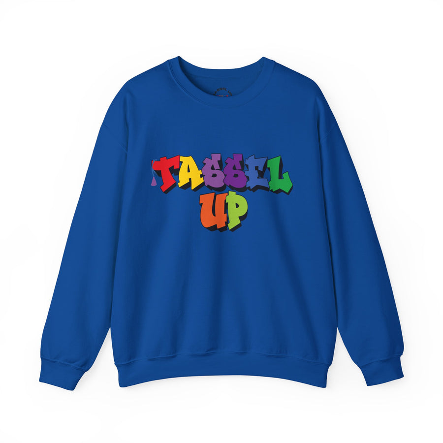 Tassel Up Graffiti Unisex Sweatshirt