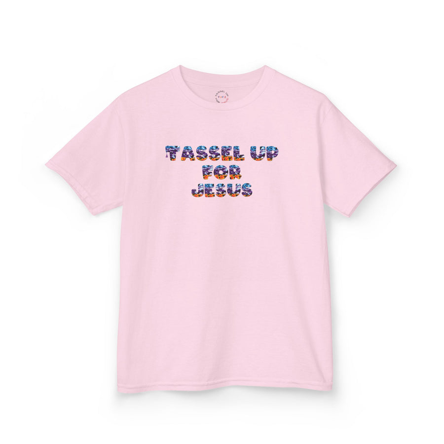 Tassel Up For Jesus Camo Kids Heavy Cotton™ Tee