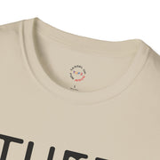 TUFJ Black Print Drip Unisex Softstyle T-Shirt