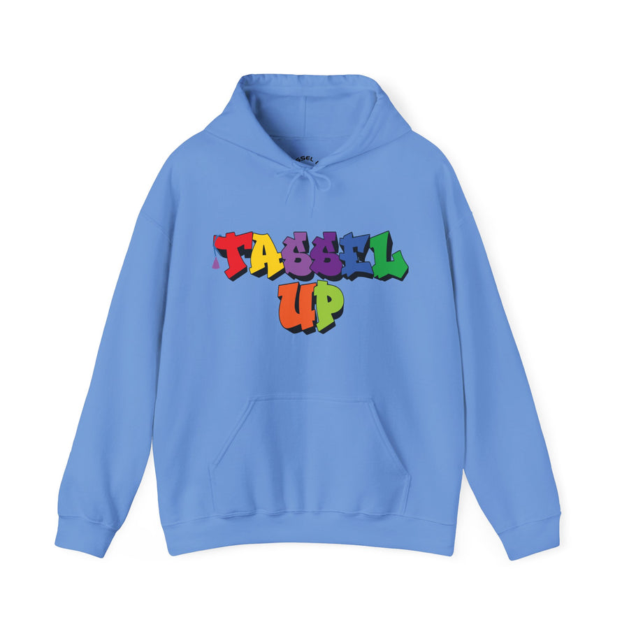 Tassel Up Graffiti Unisex Hoodie
