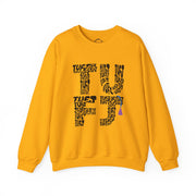 TUFJ Black Repeat Unisex Sweatshirt