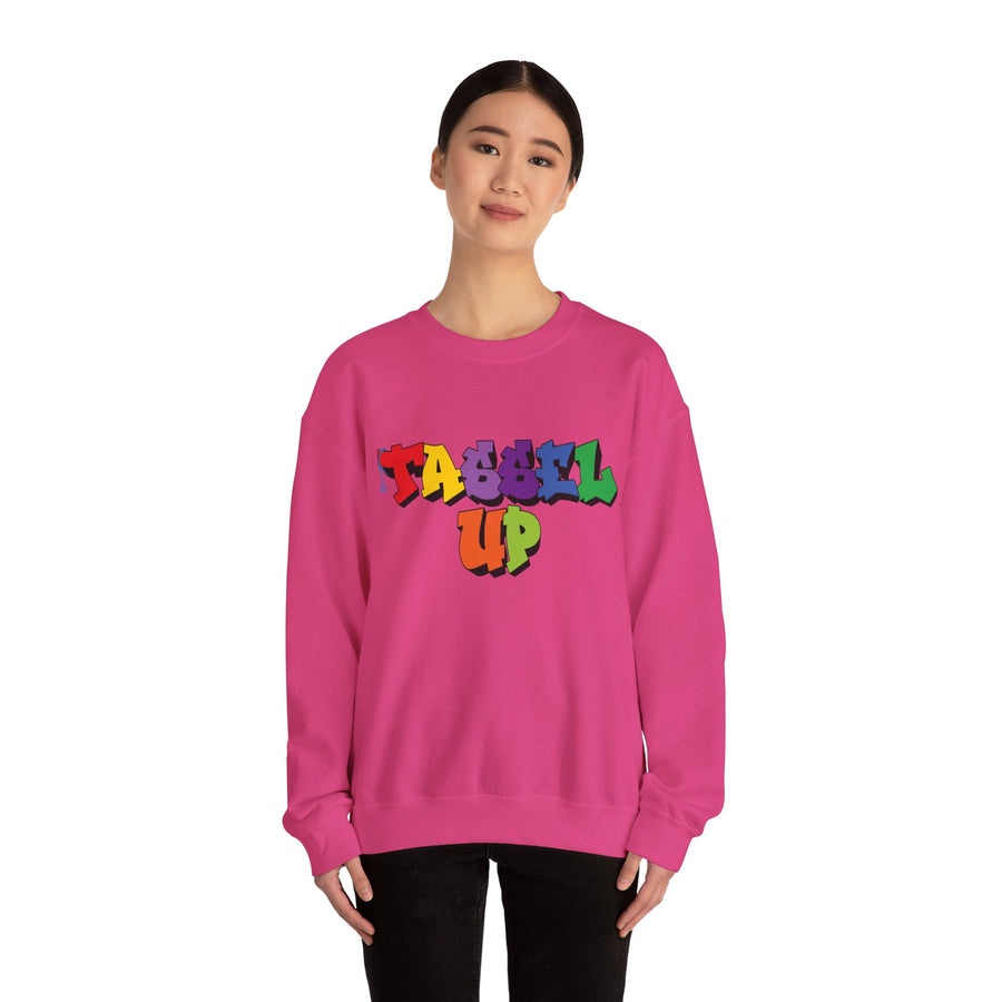 Tassel Up Graffiti Unisex Sweatshirt