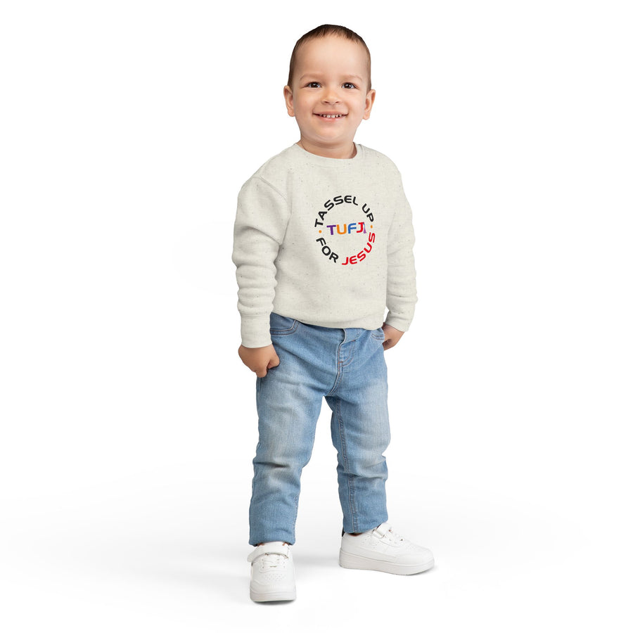 Tassel Up For Jesus Logo Toddler Sweatshirt