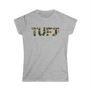 TUFJ Camo Leopard And Pearls Women's Cut Softstyle Tee