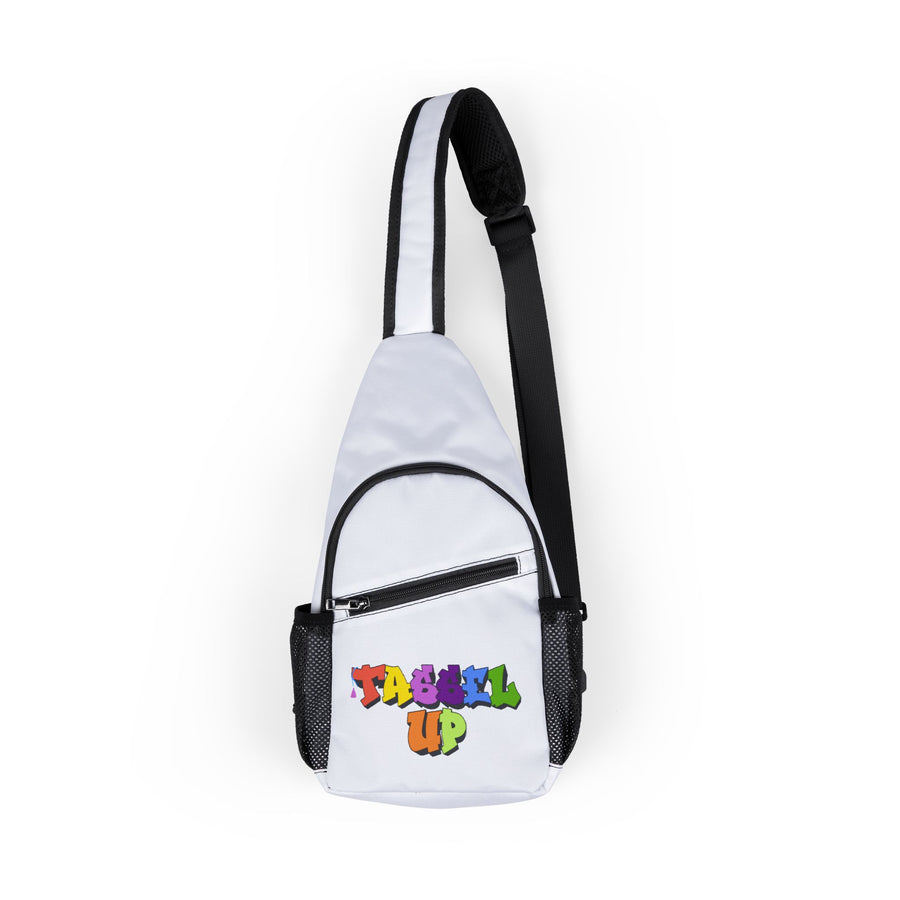 Tassel Up Graffiti Sling Bag