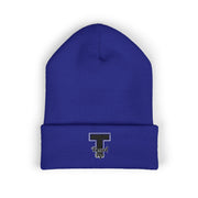 Tassel T Up Cuffed Beanie
