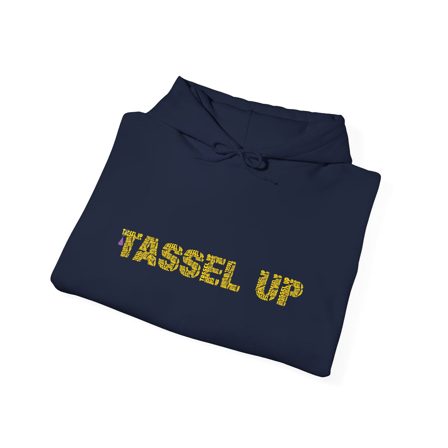 Tassel Up Yellow Repeat Unisex Hoodie