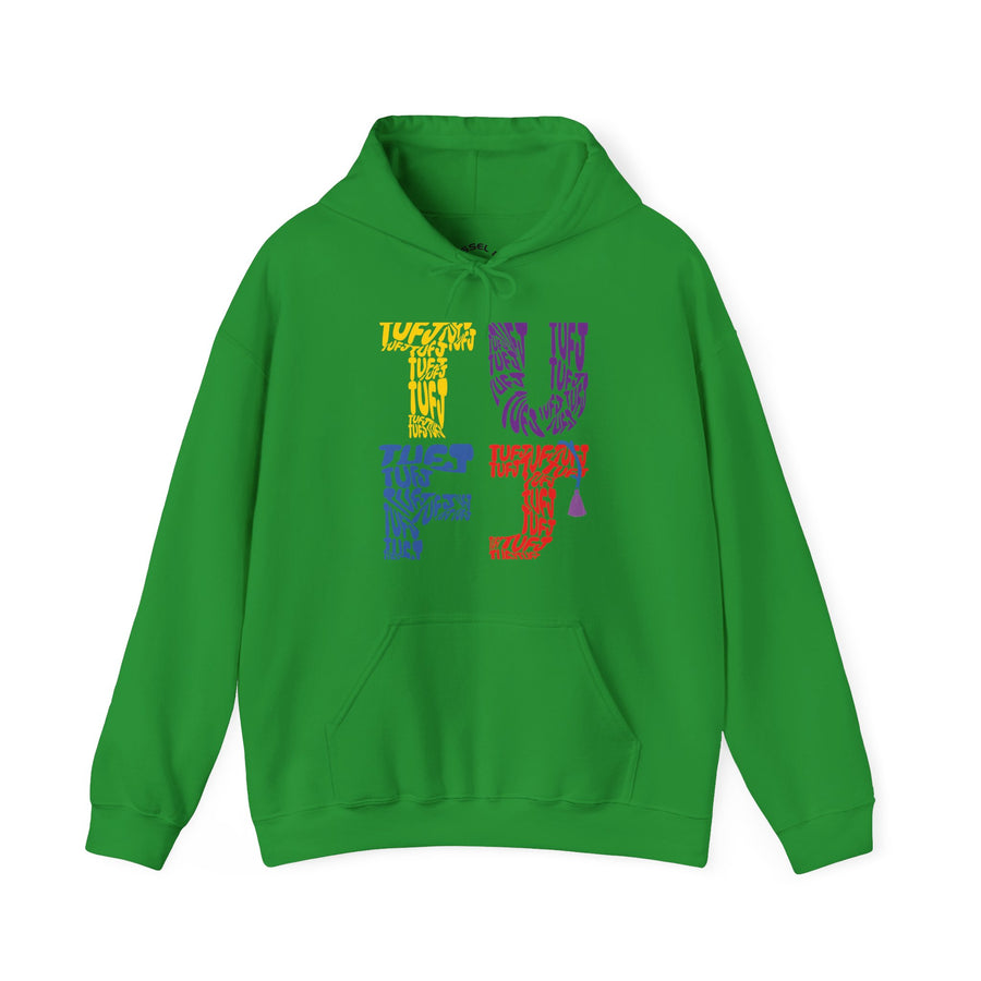 TUFJ Multicolor Repeat Unisex Hoodie