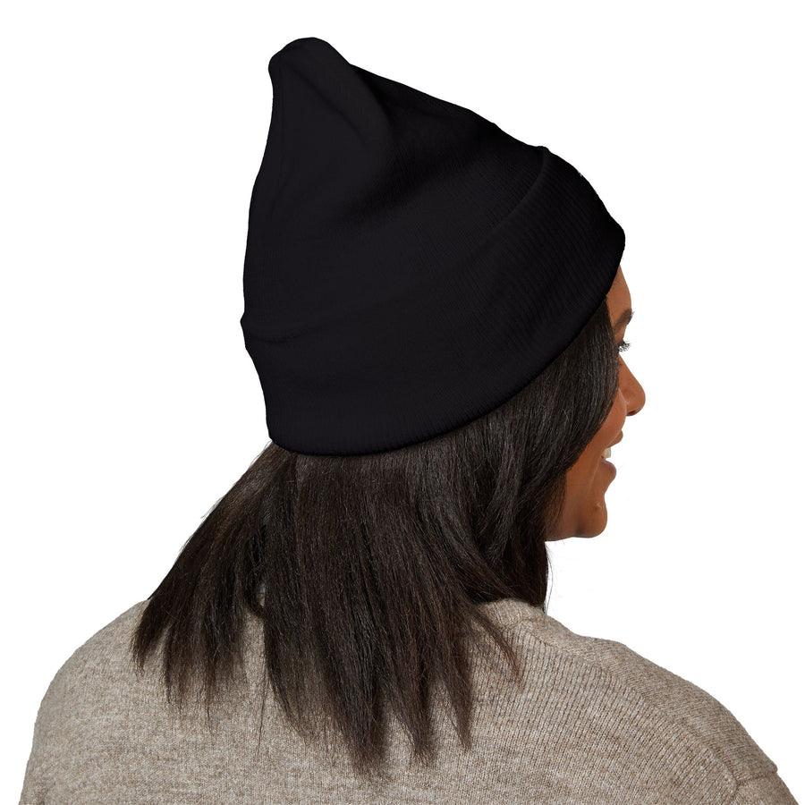 Tassel T Up Cuffed Beanie