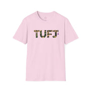 TUFJ Camo Leopard And Pearls Unisex Softstyle T-Shirt