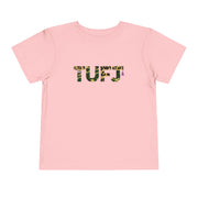 TUFJ Camo Leopard And Pearls Toddler Short Sleeve Tee
